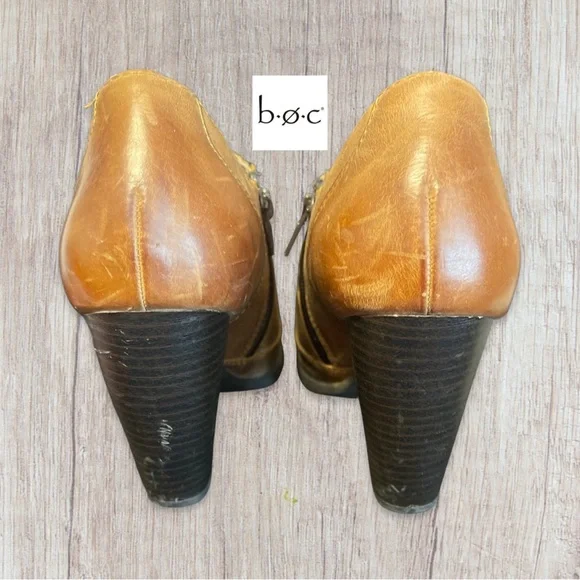 Born of Concept Heeled Leather Booties - Picture 6 of 8